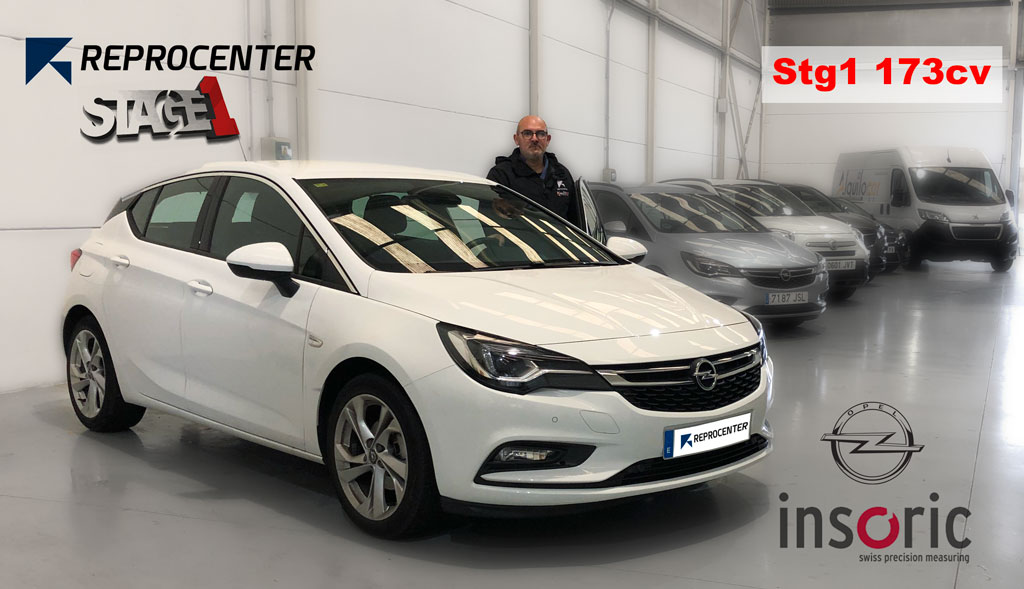 Optimización de un Opel Astra K 1.4 150cv en Reprocenter